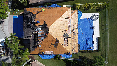 reparación de techos en Florida