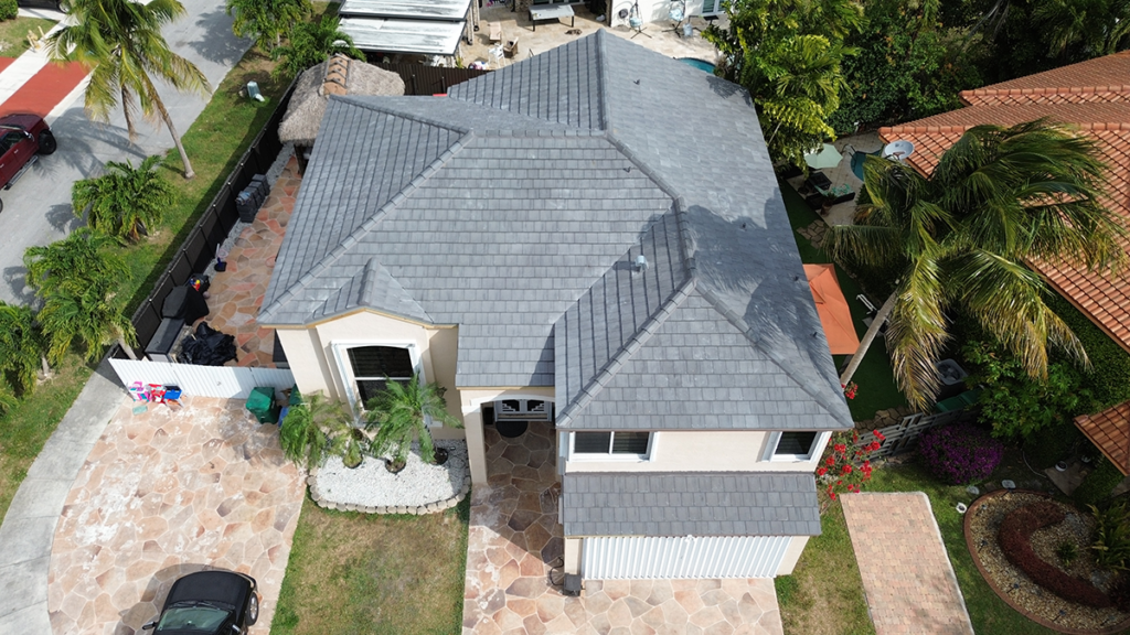 Elegant Gray Tile Roof – Miami FL 33196