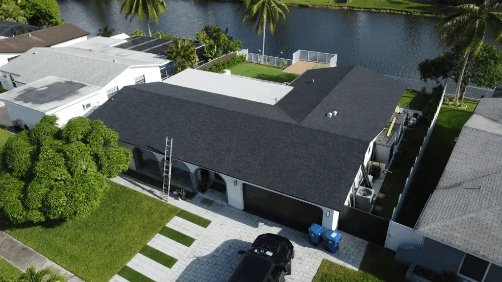 Sunrise FL asphalt shingle roof project completed