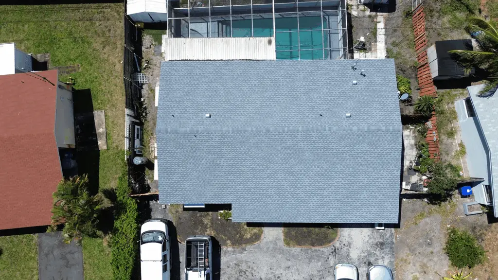 Medium gray roof project completed in Pompano Beach FL