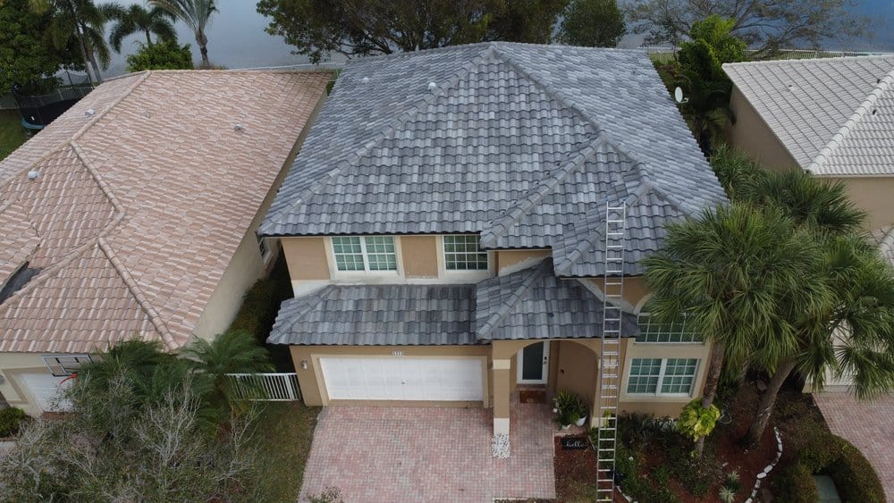 Gray Tile Roof Installation in Pembroke Pines FL 33028 - Photo 1