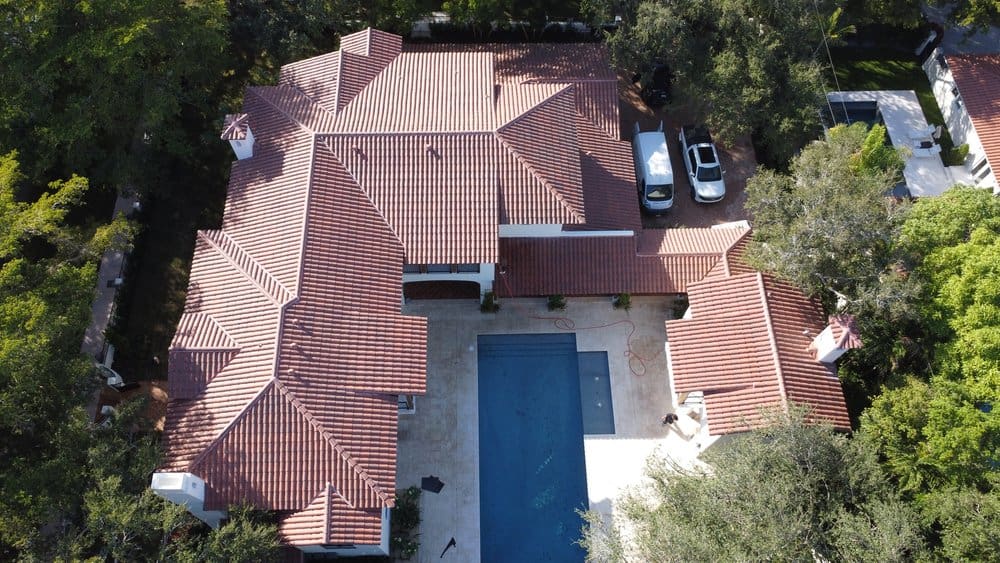 Terracotta Barrel Tile Roof Installation in Coral Gables FL 33146 - Photo 1