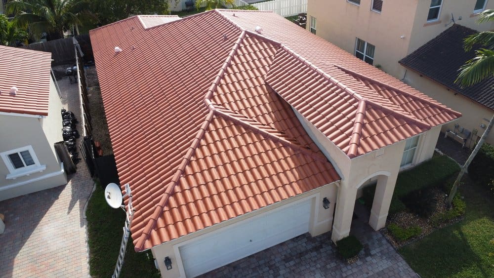 Terracotta S-Tile Roof Installation in Miami FL 33032 - Photo 1